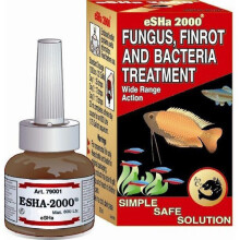 eSHa-2000 Fungus, Finrot & Bacteria Treatment 20ml - Treats 800 L (210 US gal)