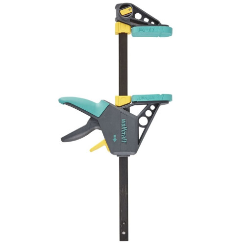wolfcraft EHZ PRO Eenhandsgewrichtsklem - wolfcraft - Opening 300 mm, Projectie 100 mm - 3031000