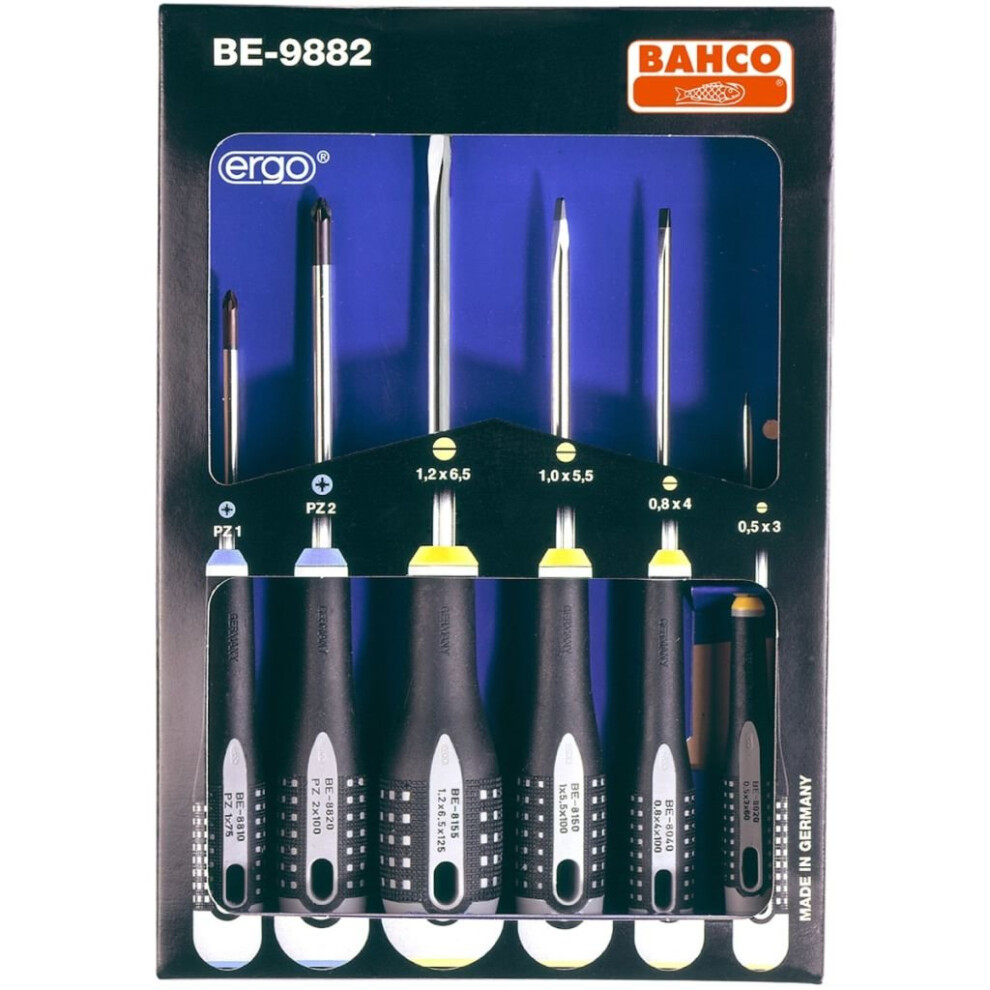 Bahco Ergonomically Designed Screwdrivers Set 6 pcs-image-OPC-PCNYGB-NEW