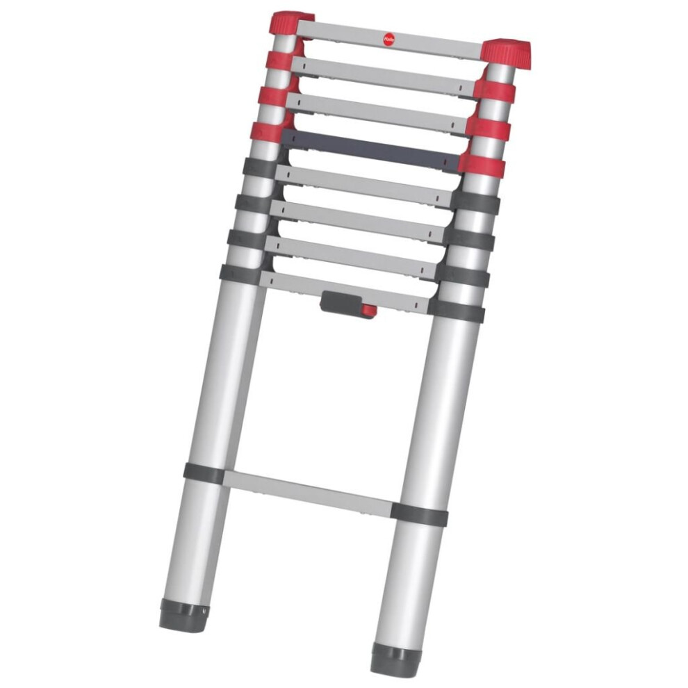 Hailo Extendable Telescopic Ladder FlexLine 260 264 cm Silver Aluminium 7113-091