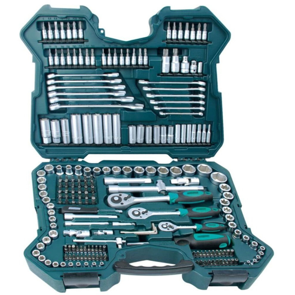 408630 Brüder Mannesmann 215 Piece Ratcheting Socket Spanner Set 98430