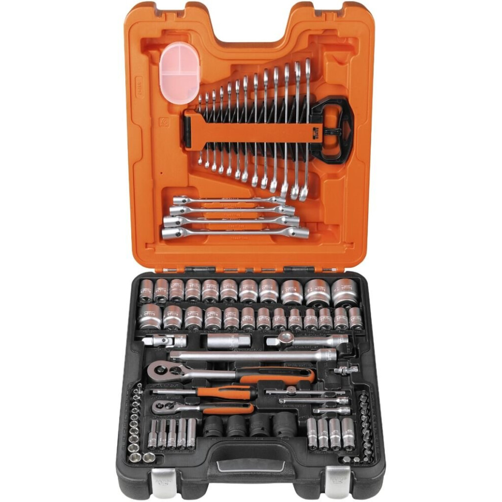 Bahco Socket Set 1/4" and 1/2" 94 pcs