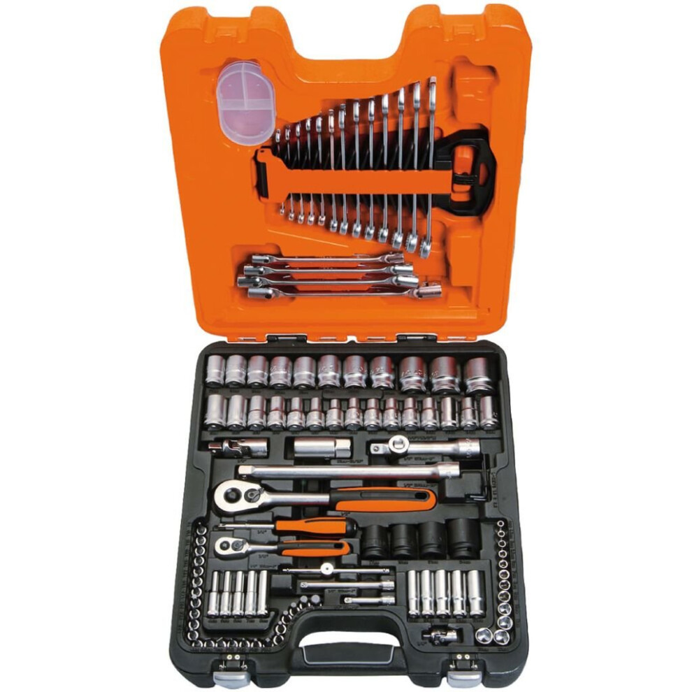 Bahco Socket Set 1/4" And 1/2" 108 Pcs
