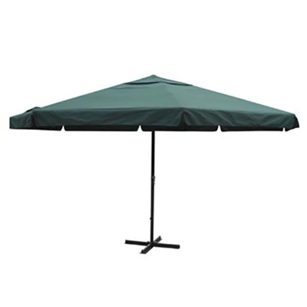 vidaXL Garden Parasol Sunshade Outdoor Umbrella Patio Canopy Green Aluminium