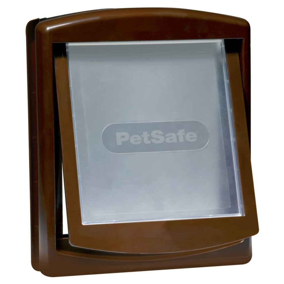 PetSafe 2-Way Pet Door 755 Medium 26.7x22.8 cm Brown Pet Cat Flap Dog Door