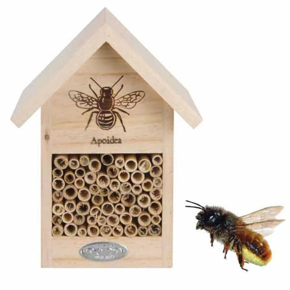 Esschert Design Bee House Silhouette WA38 Piood Bamboo Small Animal Cages