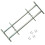 VidaXL vidaXL Adjustable Security Grille for Windows with 2 Crossbar 1000-1500mm Safe 1