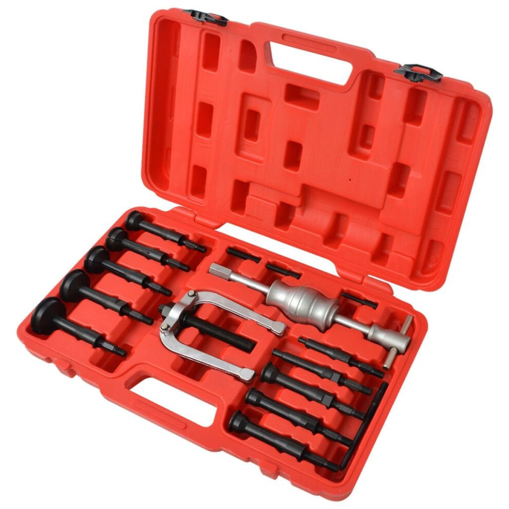 Vidaxl Insert Bearing Puller Set 16 Pieces Garage Work Extractor Hand Tool