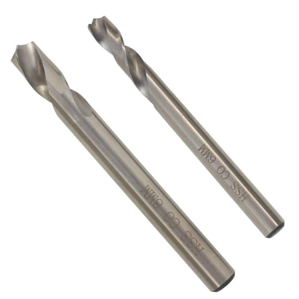 vidaXL Spot Weld Drill Bit Set 2 Pieces Cutter Remover Tool 6/8 mm HSS Tool
