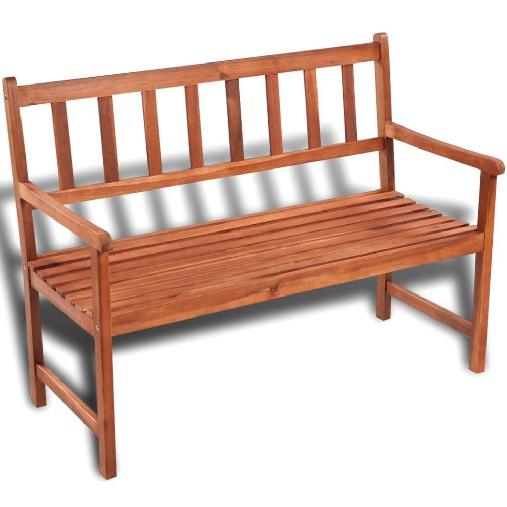 Vidaxl Classic Wooden Garden Bench Hardwood Furniture Patio Park Outdoor Picnic