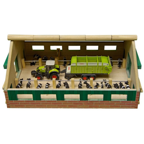 VidaXL Kids Globe Farm Cow Barn 1:87 610492