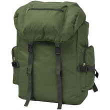 Army-Style Backpack Rucksack Travel Hiking Camping Bag Waterproof 65 L Green