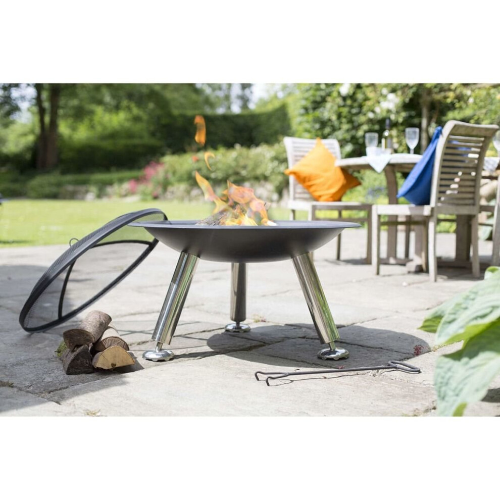 RedFire Fire Bowl Stamford Black Steel 75 cm 85013