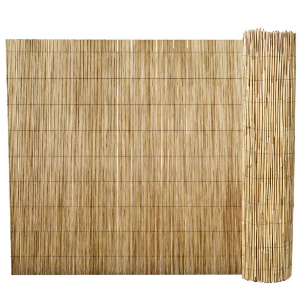vidaXL Garden Reed Fence 500x100cm Outdoor Patio Backyard Screen Barrier Panel