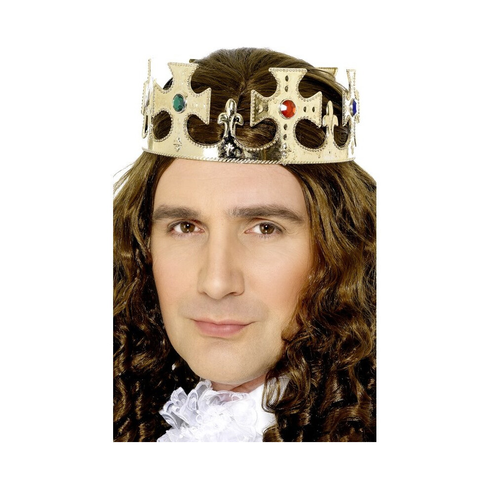 Smiffy's Jewelled King's Crown Gold