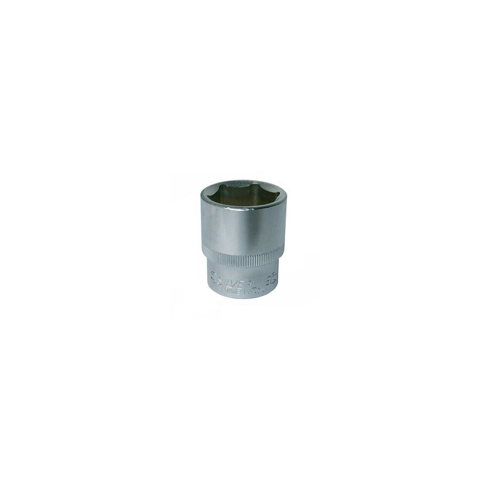 Silverline Socket 1/2" Drive 6Pt Metric 32Mm - 12 Hex 269129 Steel Diy Tool - Metric 12 Socket Drive 32Mm Hex 269129 Steel Diy Tool Bulk