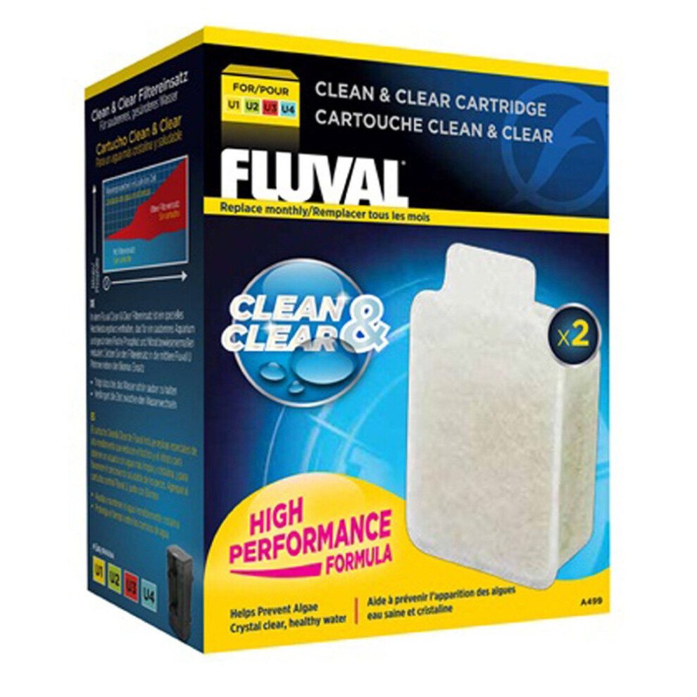 Fluval U Clean and Clear Cartridge (2 Pack)