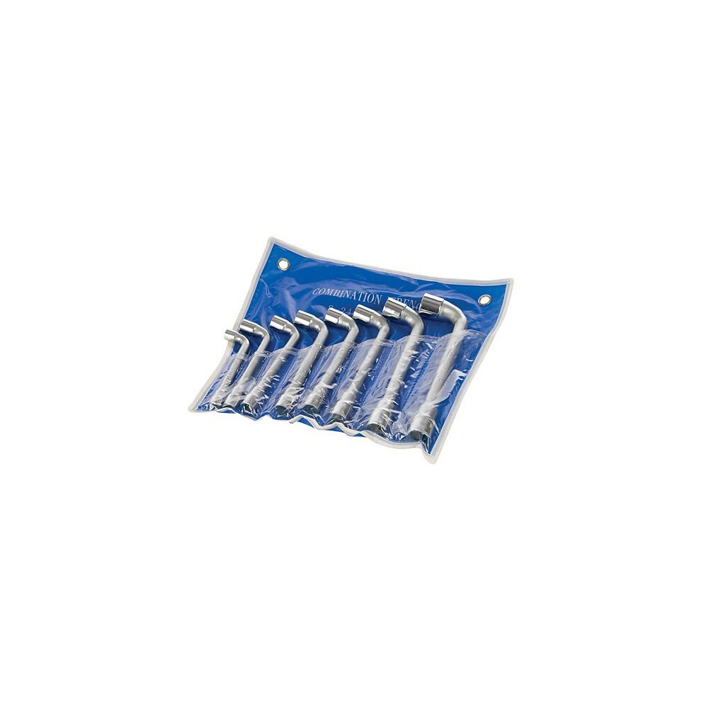 Silverline L-shaped Socket Wrench Set 8pce 8 - 19mm - Lshaped 755060 -  set socket wrench lshaped 19mm silverline 8pce 755060