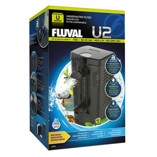 Fluval Fluval U2 Underwater Aquarium Filter 110 L (30 US Gal)