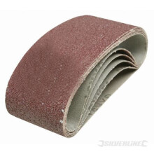 Silverline Sanding Belts 75 x 533mm 5pk 120 Grit - 625574 Sander -  sanding belts x 75 120 grit silverline 533mm 625574 5pk sander