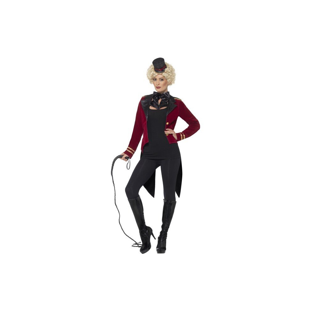 Smiffy's Women's Circus Ringmasters Costume (Small) Red