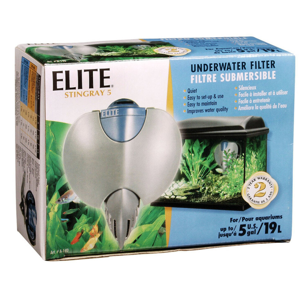 Hagen Elite Stingray 5 Underwater Aquarium Filter