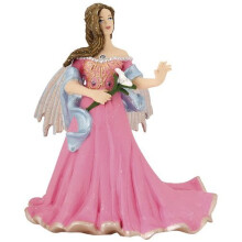 Estatueta de Elfo rosa com lírio - PAPO - O MUNDO ENCANTADO - Para Criança
