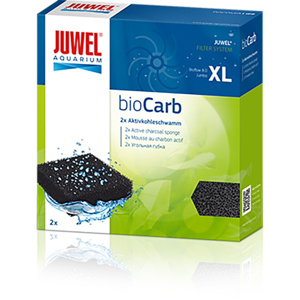 Juwel Jumbo Carbon Sponge Filter Media (Pack of 2) (Bioflow 8.0)