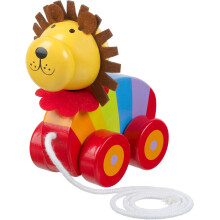 Orange Tree Toys Pull Along Lion