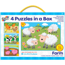 Galt 4 Puzzles In A Box Farm
