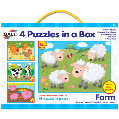 Galt Galt 4 Puzzles In A Box Farm