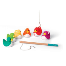 Janod Ducky Fishing Game - Plush Soft Toy