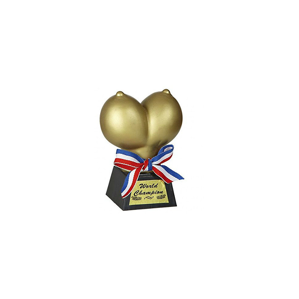 Boobs Trophy - Er Busen Award Neu Partyartikel Dekoration Karneval - Er Busen Award Neu Partyartikel Dekoration Karneval Fasching Golden