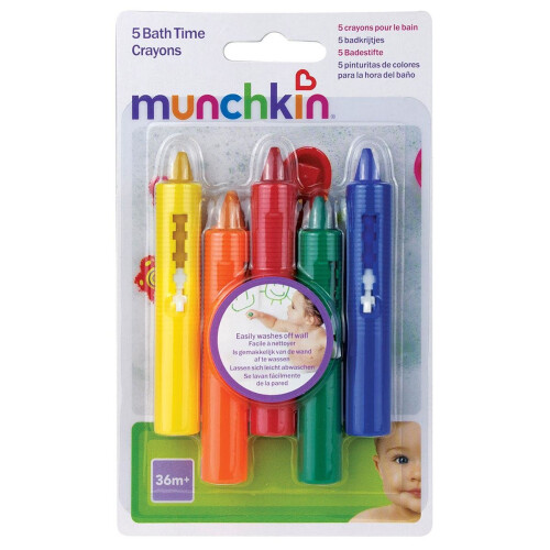 Munchkin Munchkin 5 Bath Time Crayons 1