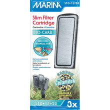 Marina Slim Filter Bio Carb Cartridge (Pack of Three)