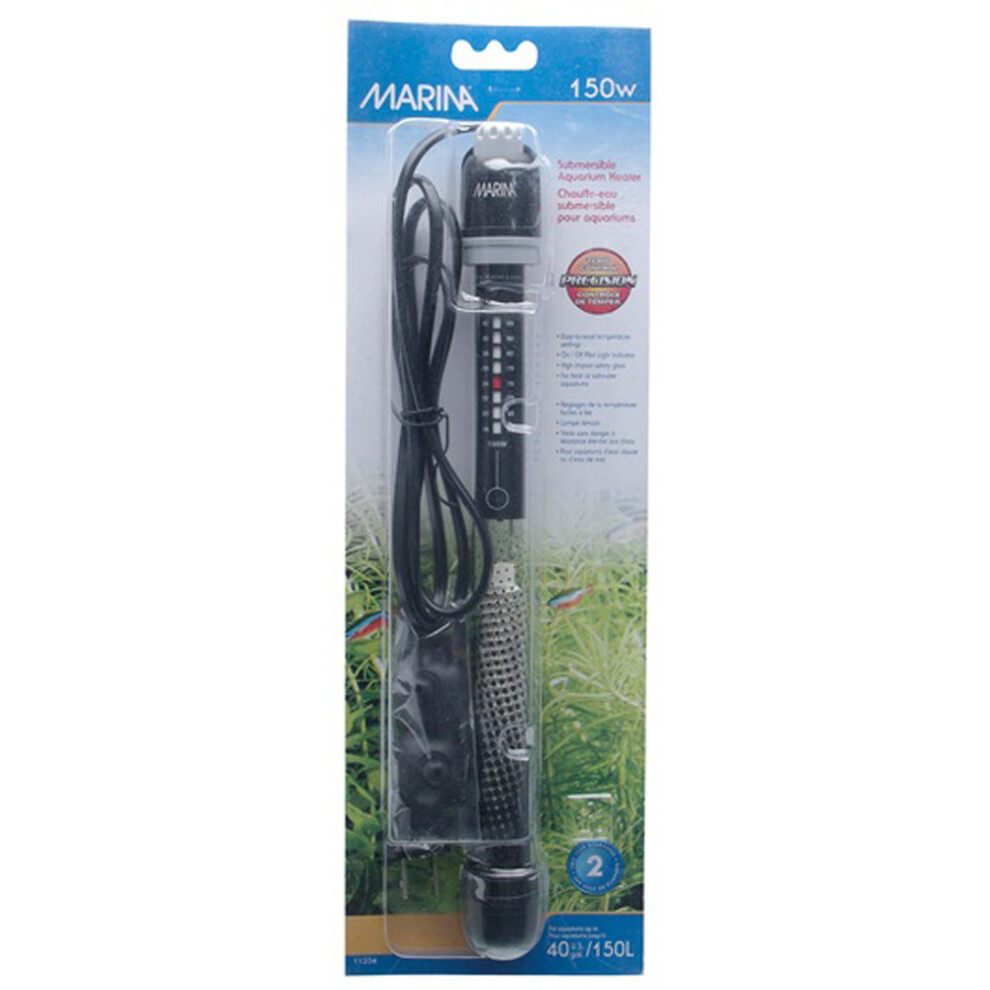 Marina Submersible Pre-Set Heater 27cm (150w)