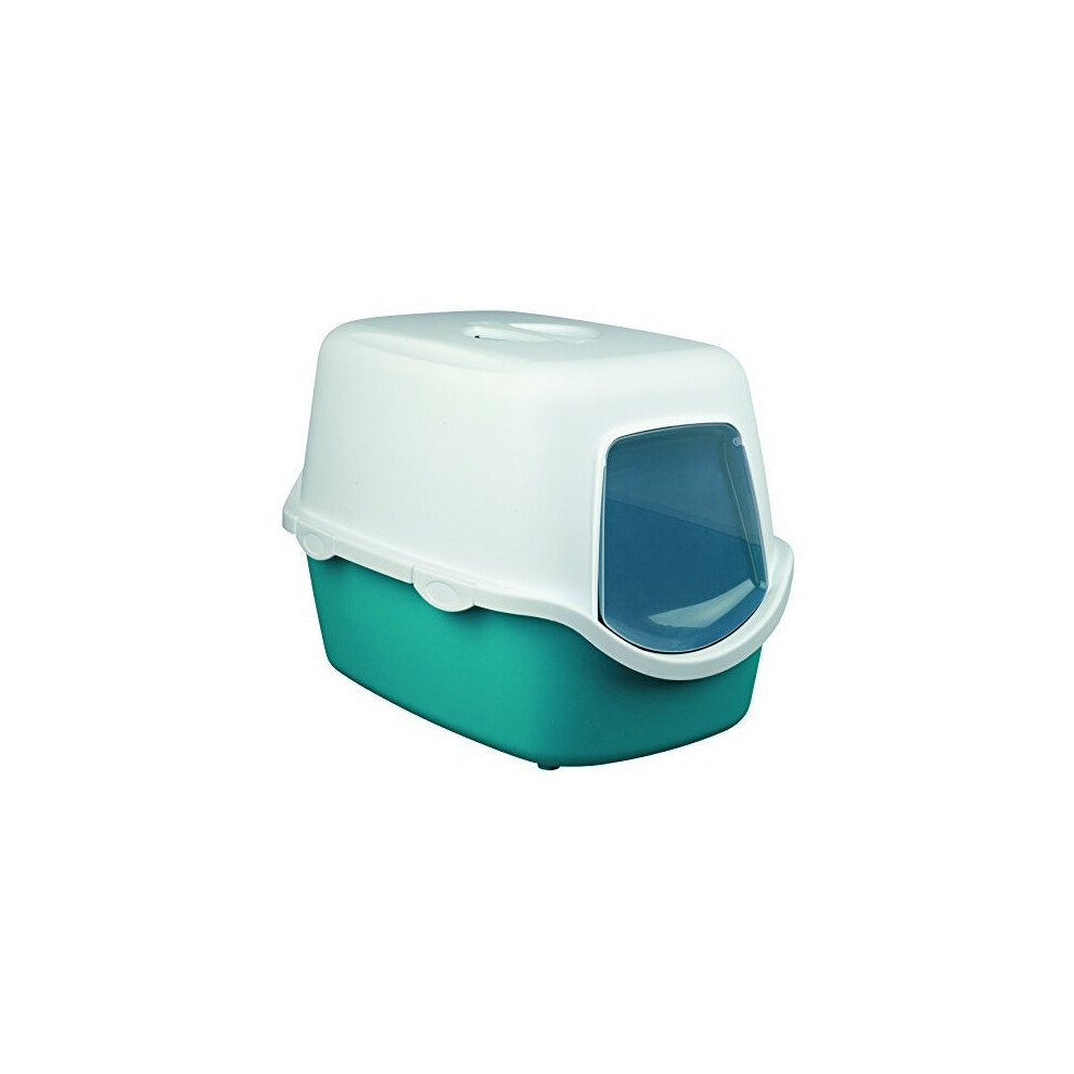 Trixie Vico Litter Tray For Cats Turquoise/white - Turquoisewhite -  vico litter tray trixie turquoisewhite cats