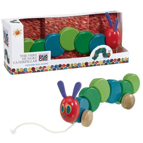 The Very Hungry Caterpillar Wooden Pull Along Toy