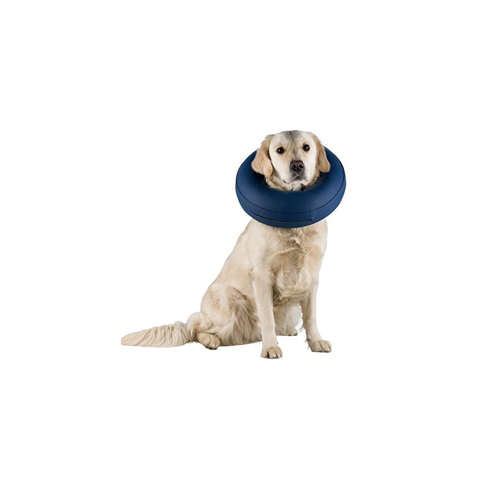 Trixie 19544 Protective Inflatable Collar - Dog Protective Wounds Vet Lick Bite - Collar Inflatable Dog Protective Wounds Vet Lick Bite