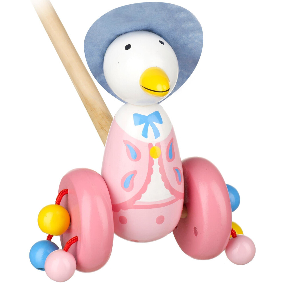 Orange Tree Toys Jemima Puddle Duck Push Along