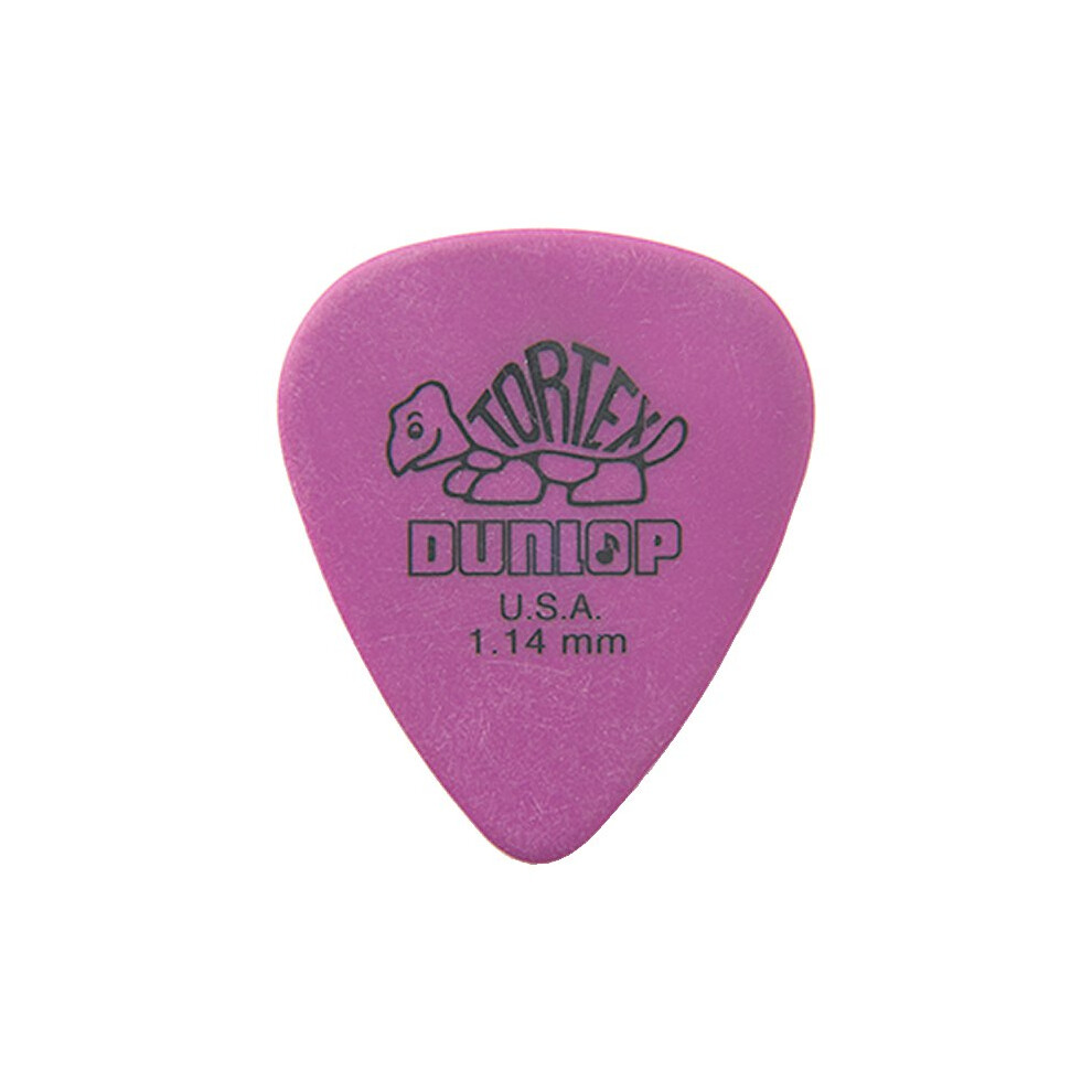 Dunlop Tortex 1.14 Standard Plectrum, Pack of 12