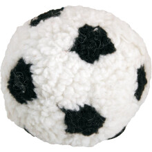 James & Steel Berber Soft Dog Ball | Plush Football Dog Toy