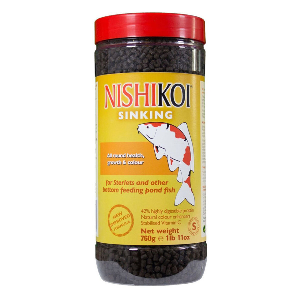 Nishikoi Pond Sinking Pellet Small 760g