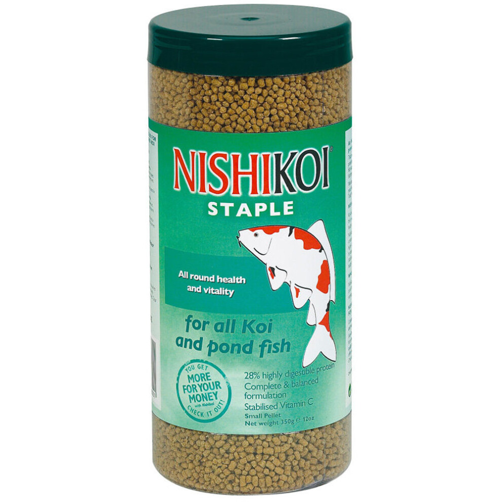 Nishikoi Pond Fish Food Staple Small Pellet 350g