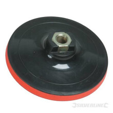 Silverline Hook & Loop Backing Pad 125 x 10mm - 427547 -  hook loop backing pad x 125 10mm silverline 427547