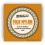 D'Addario EJ32 Folk Nylon Acoustic Strings Silver Wound/Ball End Black Trebles 1