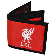 Liverpool Fc Football Crest Nylon Money Wallet, Red - Canvas Wallet L Anfield - liverpool canvas wallet red lfc anfield merseyside reds card holder