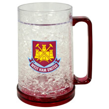 Official West Ham United Fc Home Style Plastic Freezer Tankard - Mug Football - freezer tankard mug football beer official west ham united club