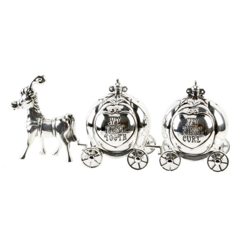 WIDDOP and Co. Silver Plated Cinderella Carriage