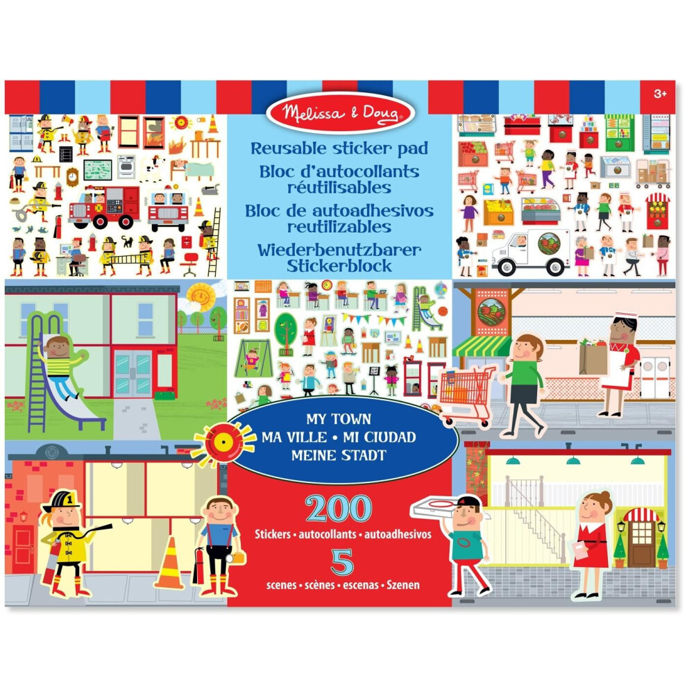 Melissa & Doug (Mytown) Reusable Sticker Pad